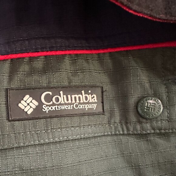 Columbia Tectonite Youth Ski Jacket, 14/16, Like New, Green/Dk Blue, Exc Cond - Picture 3 of 10